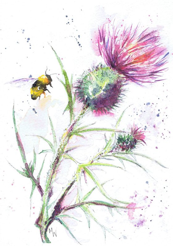 Bee and Thistle