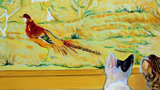 Chinoiserie Gold with Kittys