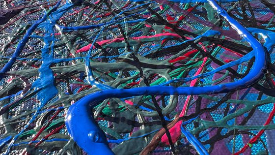 In search of silence- 3 (blue)