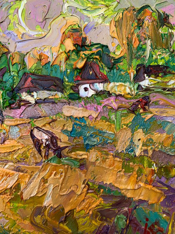 The Cows Are Grazing