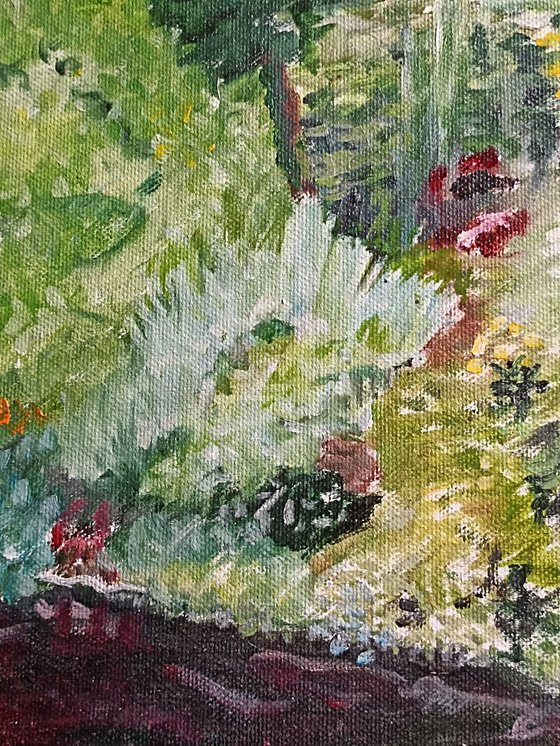 In the garden