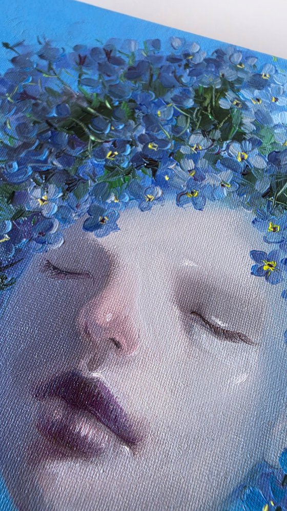 Forget-me-not girl