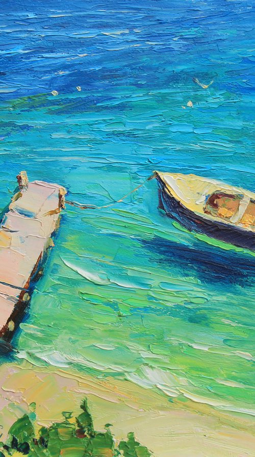 "At the pier" by Alisa Onipchenko-Cherniakovska
