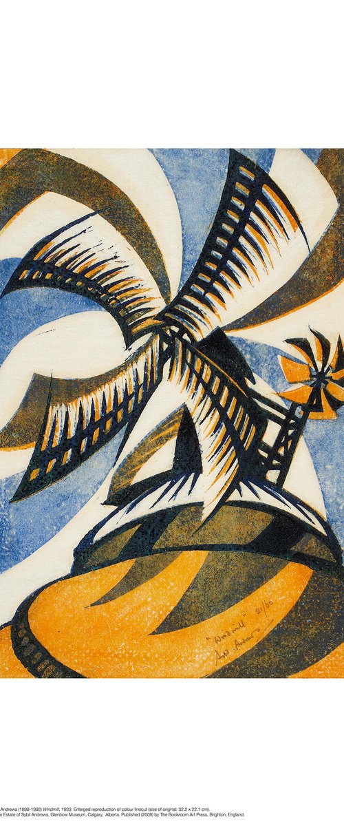 Windmill by Sybil Andrews