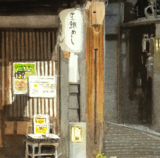 Kyoto Alleyway Sunlight