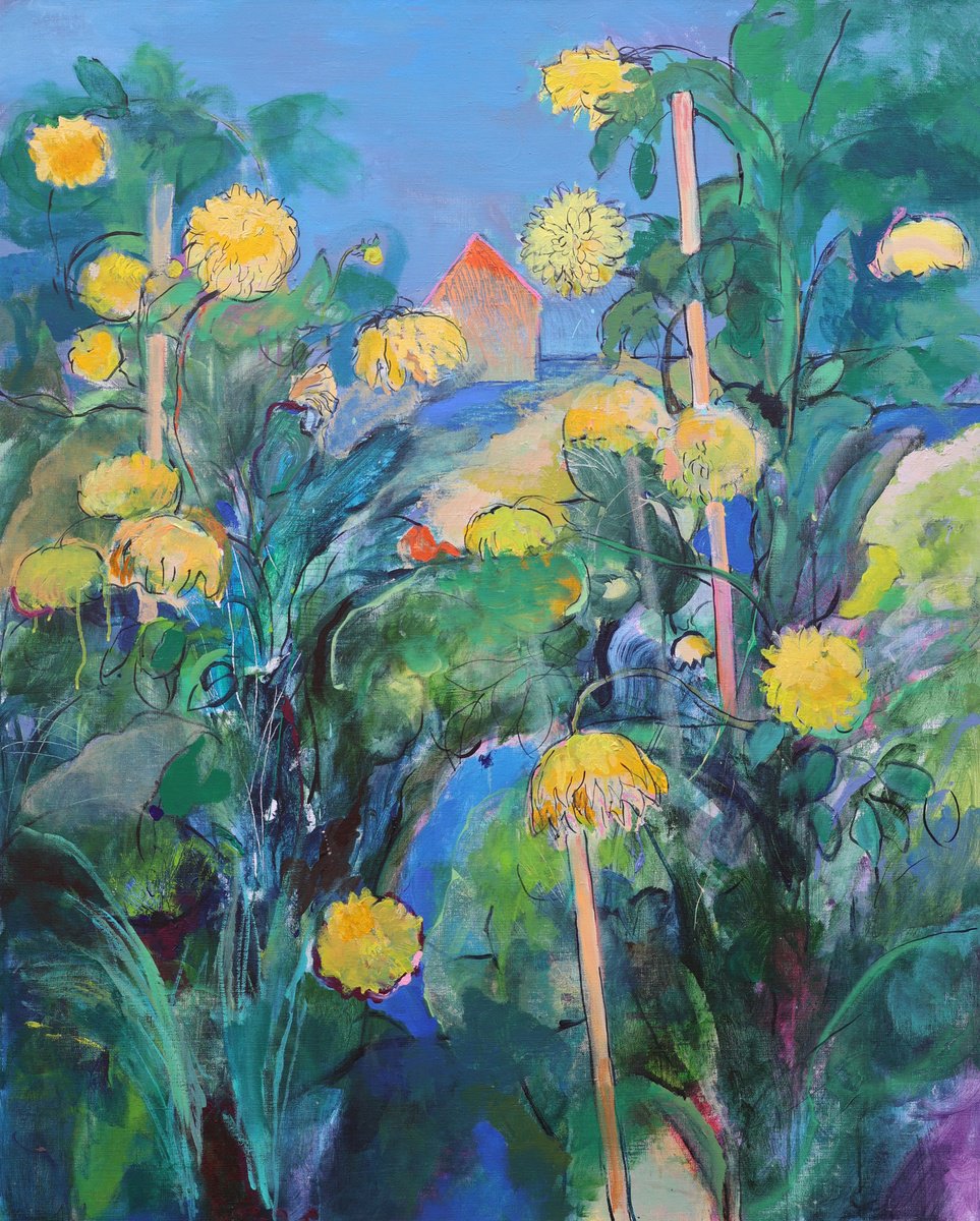  Yellow Flowers By Artem Andreichuk, 39 X 49, Artwork For Sale On Artfinder