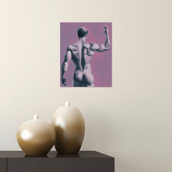 Interrupted Gesture -Male nude