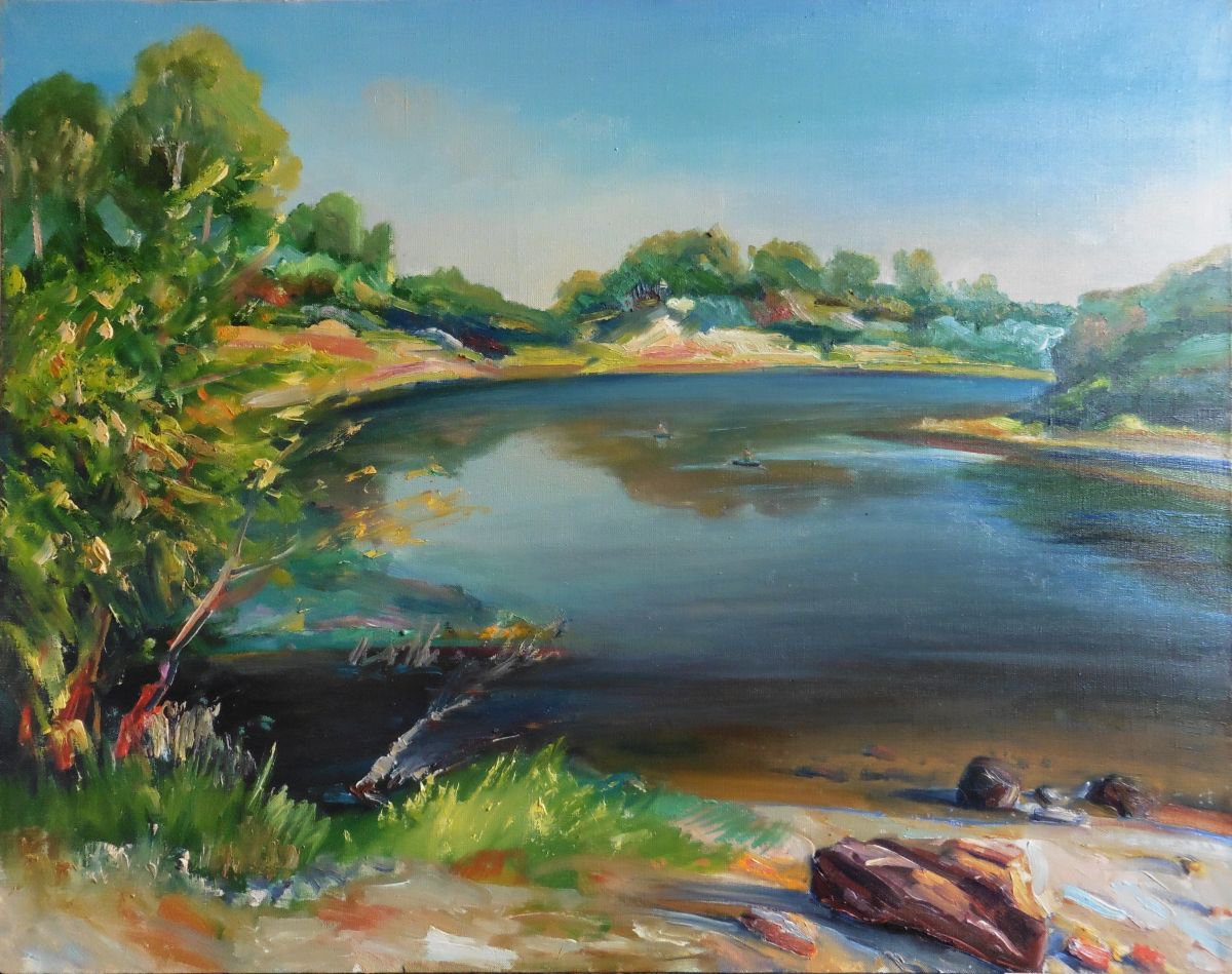 On the Desna river by Vyacheslav Onyshchenko