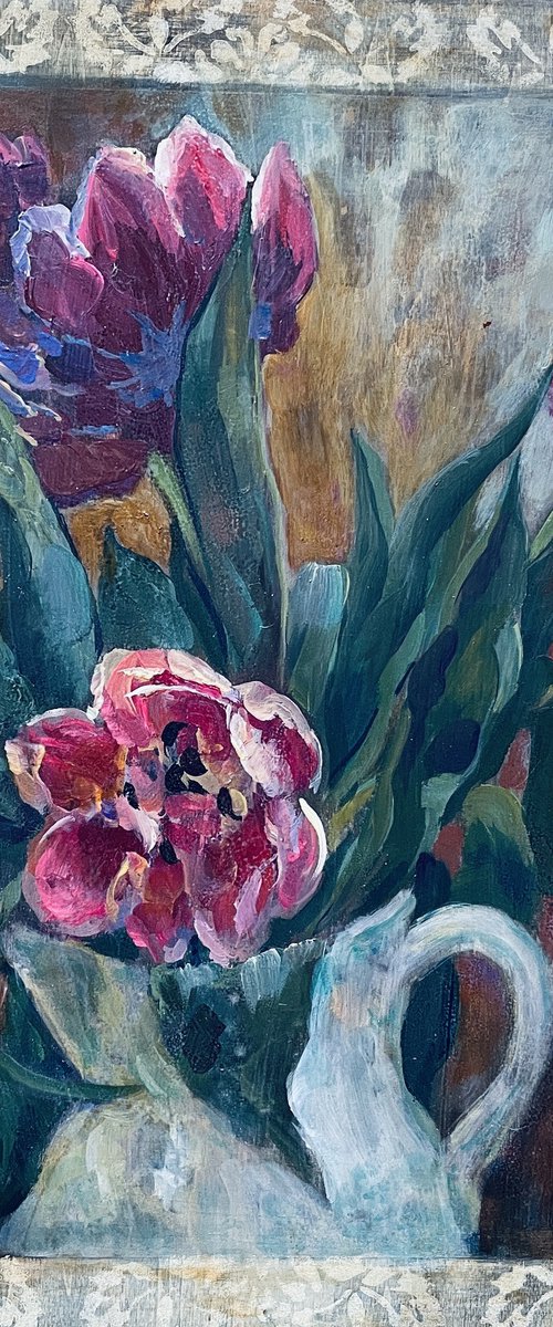 Tulips by Nadezda Stupina