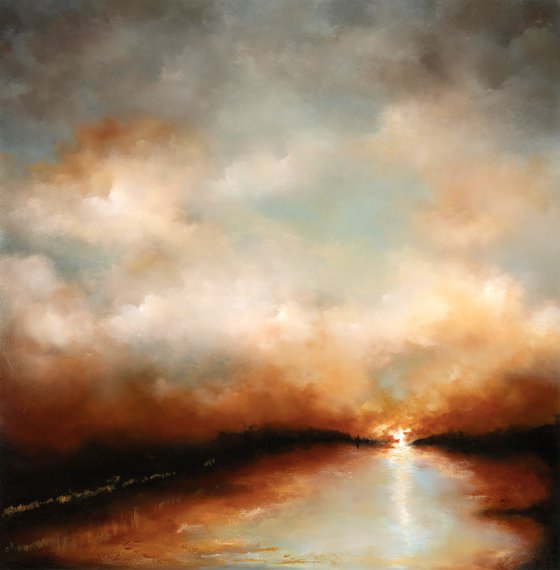 A Norfolk Ouse Sunset