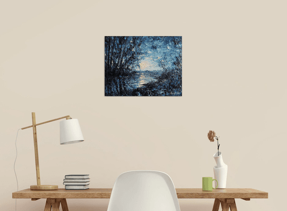 Stillness in Blue