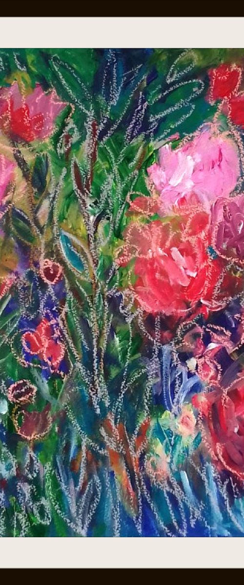 Garden Roses III by Jan Rippingham