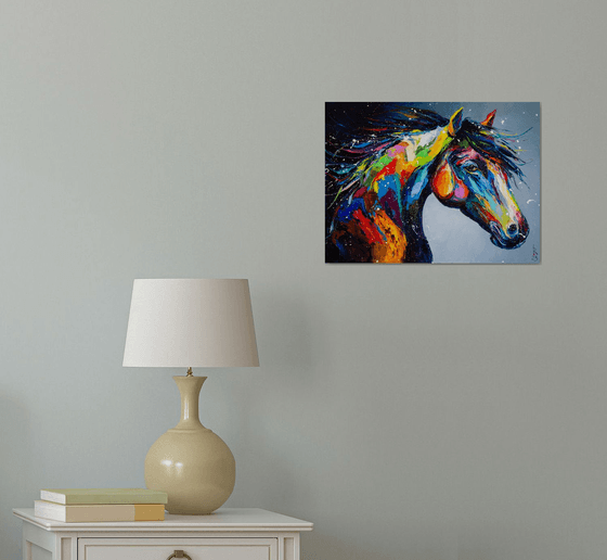 Colorful horse