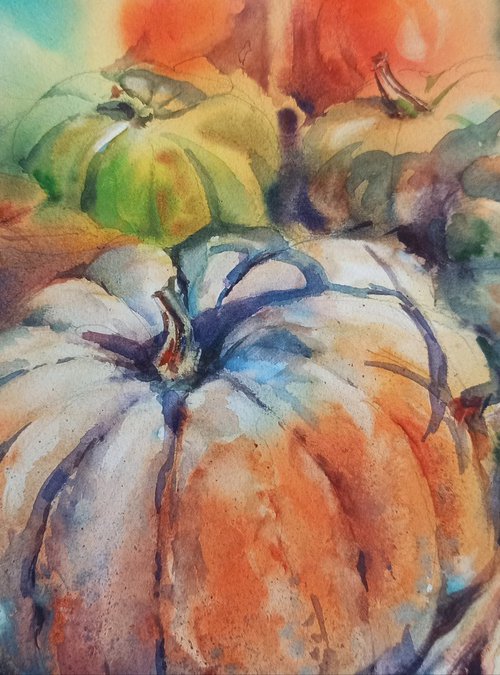 Pumpkins by Olga Drozdova