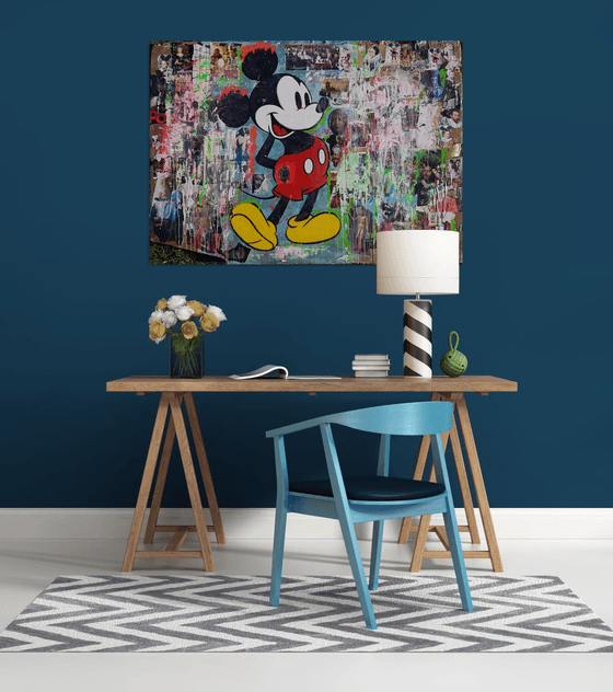 Micky Mouse in art