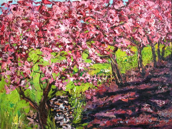 Blooming garden... /  ORIGINAL PAINTING