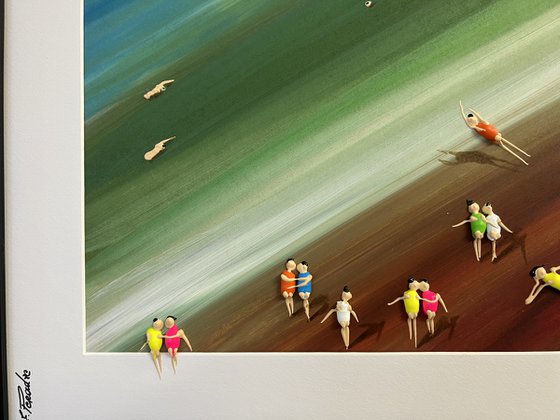 Freedom People Sea ,,On the Beach’‘ Eka Peradze Art