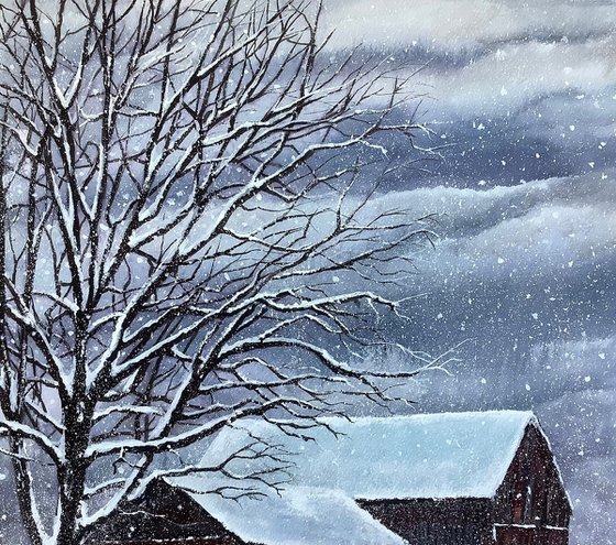 Winter scene, Shelter