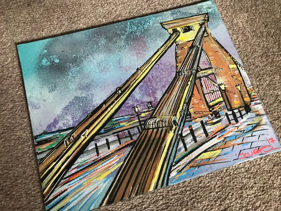 Clifton Suspension Bridge - Mini painting