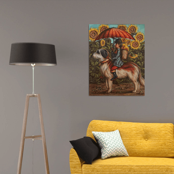 Small farmer 70x90cm ,Acrylic/canvas
