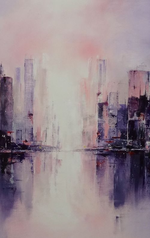 You Paint Your Dreams. by Mel Davies Original Art