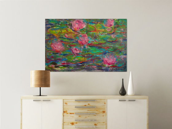 swamp. water lilies