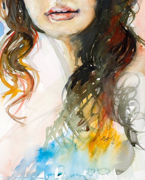 Girl with hat