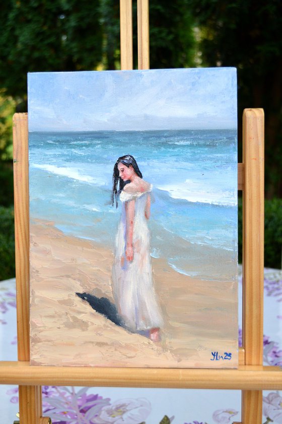 In solitude by the sea