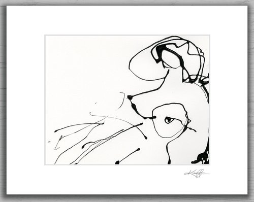 Doodle Nude 31 - Minimalistic Abstract Nude Art by Kathy Morton Stanion by Kathy Morton Stanion