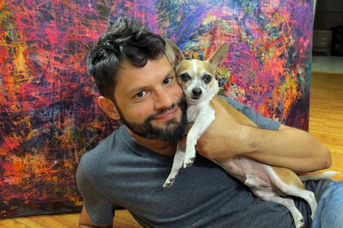 Cover image for US painter Nestor Toro speaks to Artfinder about having dinner with our CEO in Hollywood, his exclusive SALE and his life in West Hollywood! collection