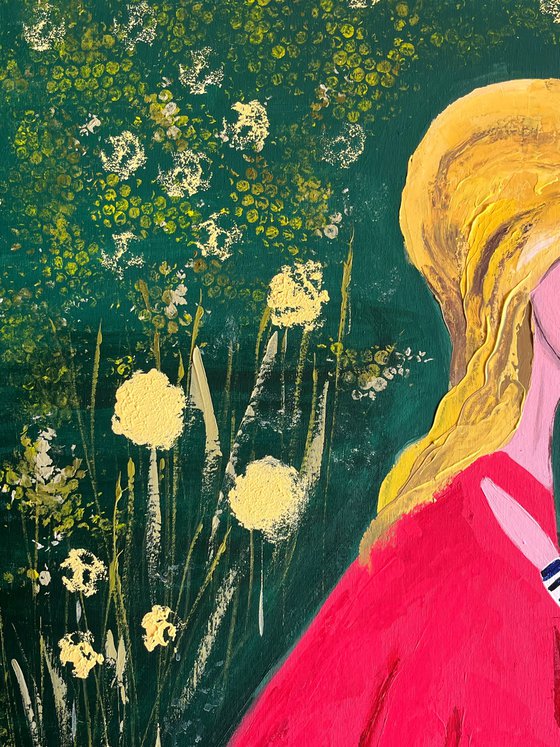 Mother Son Original Painting