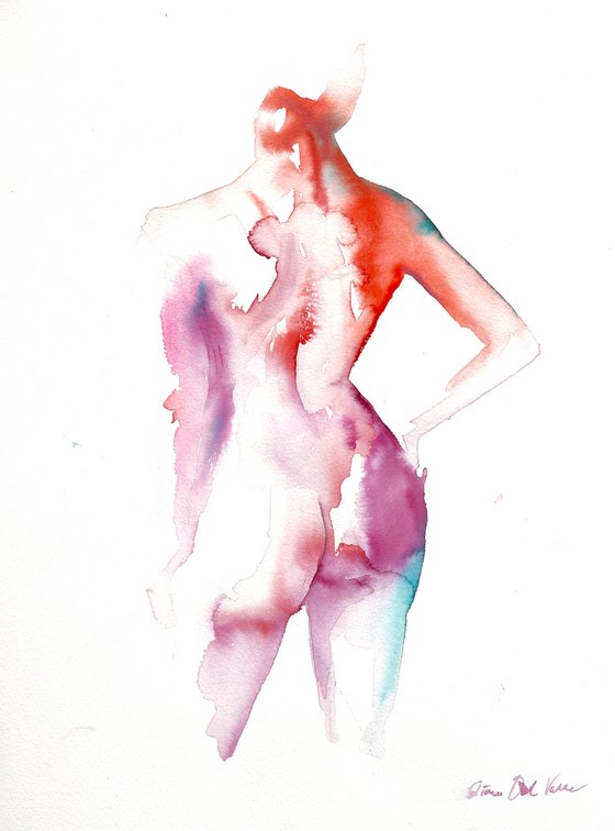 Nude painting "In Fluid Form VIII"