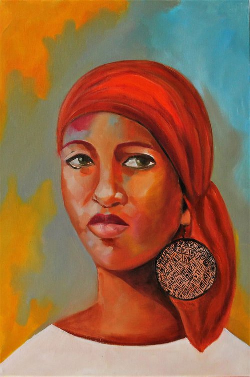 AFRICAN WOMAN #4- LIMITED COLLECTION by Paula Berteotti