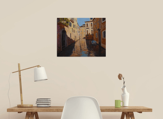 Venice - sunny Venice cityscape painting