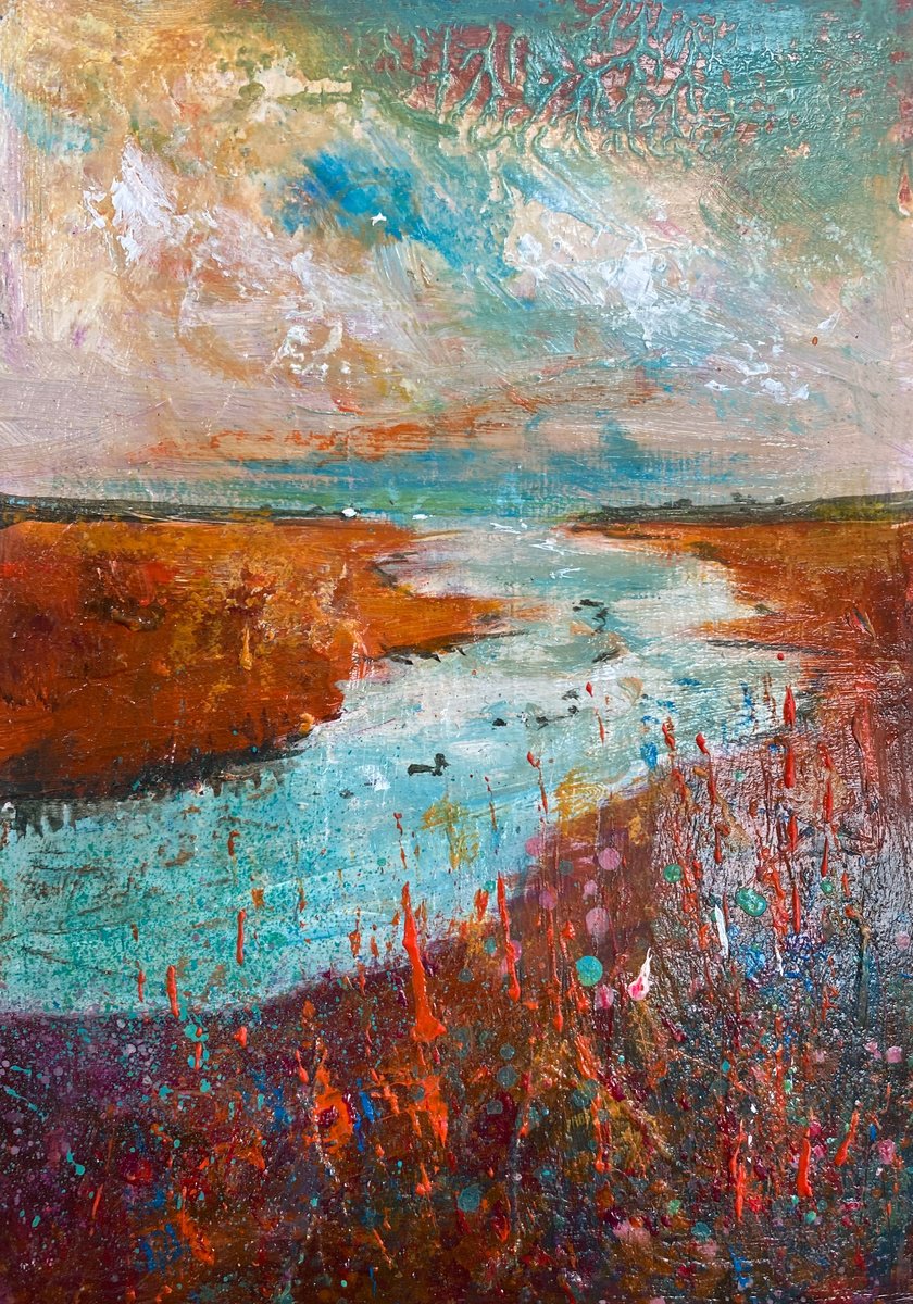 Marshes at Dusk 3 by Teresa Tanner