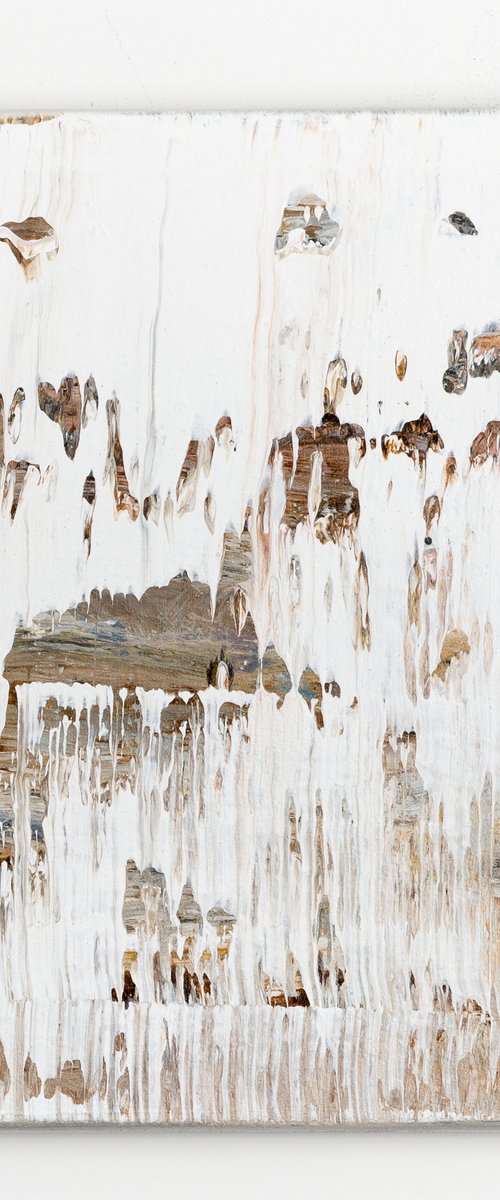 Brown abstract painting AZ201 by Radek Smach