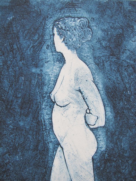 Standing female nude
