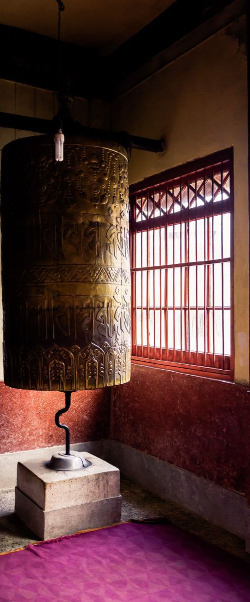 Dunggon Samten Choling Gompa Prayer Wheel by Tom Hanslien