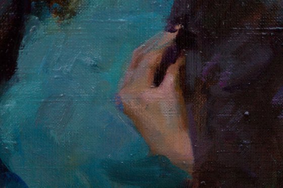 Shurochka - Original Portrait Oil Painting