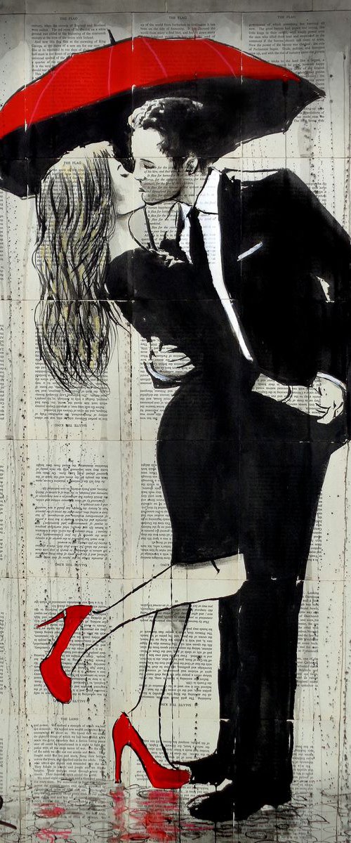 THE KISSING RAIN by Loui Jover