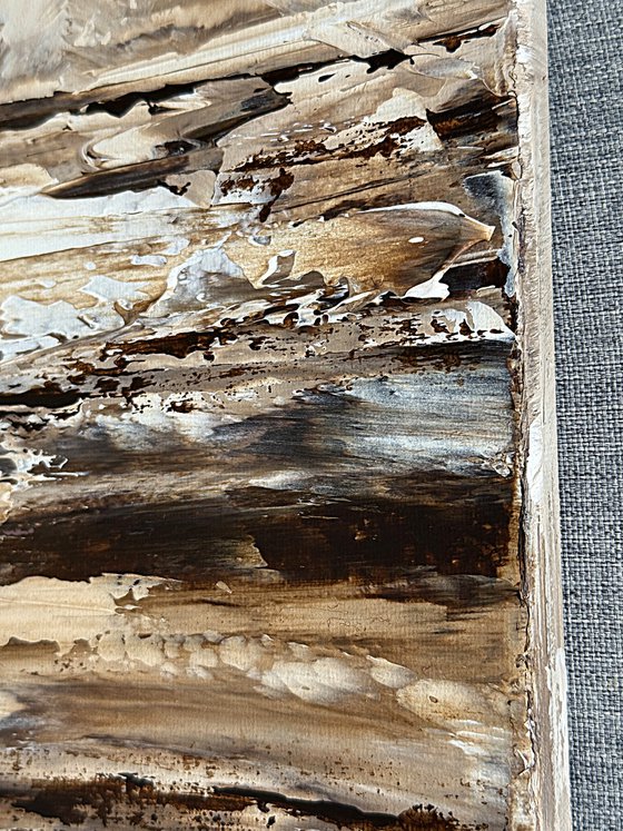 Textured Peaks in Earth Tones