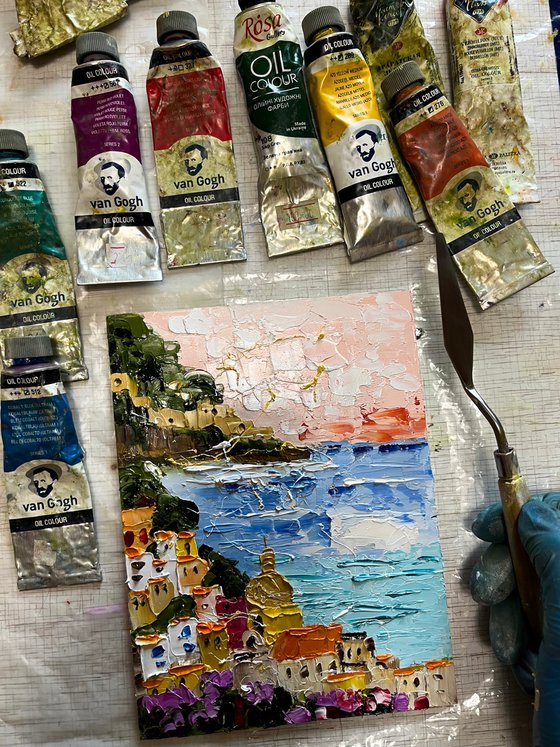 Positano Painting