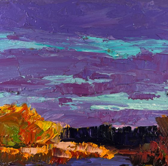 Autumn Colors in Warm Evening Light