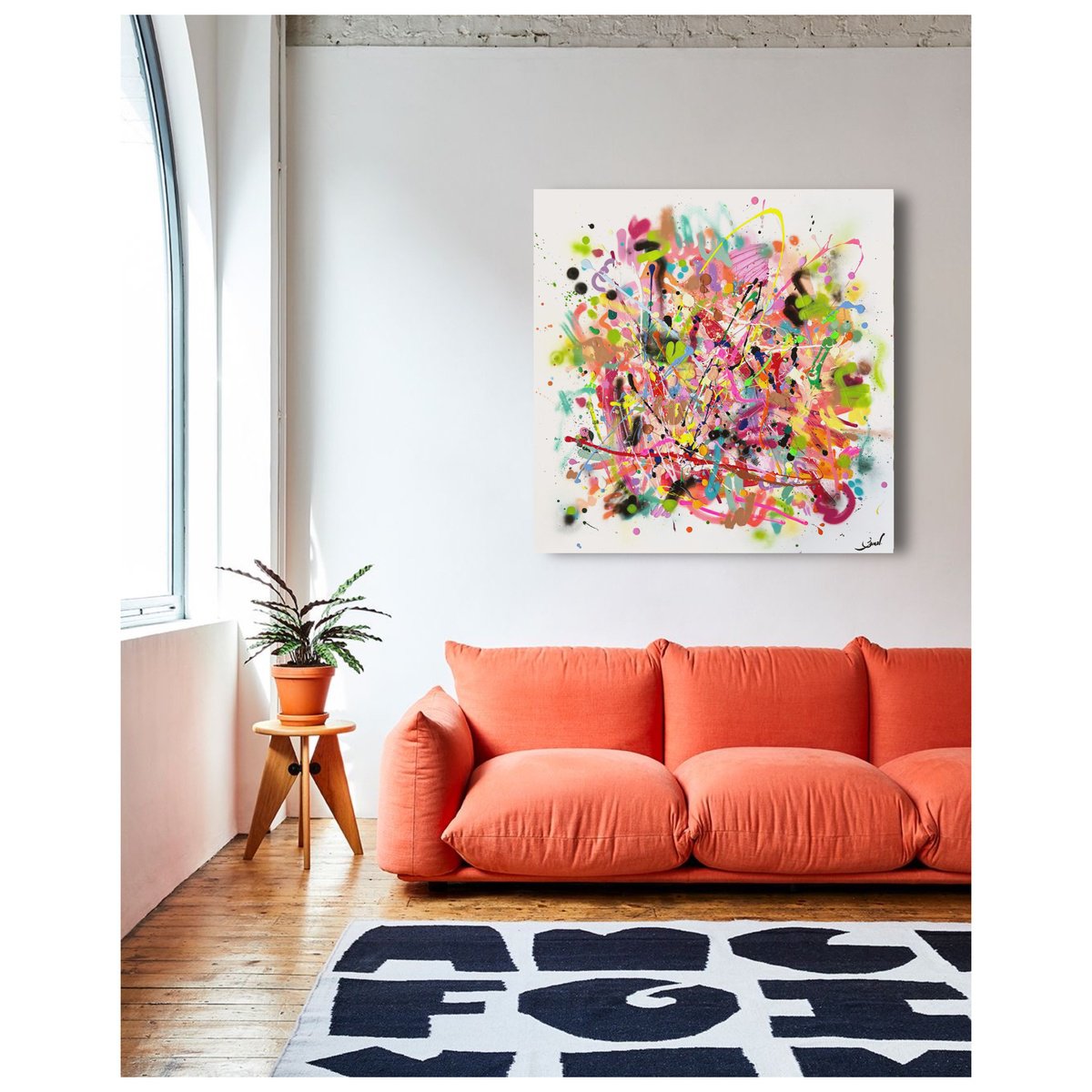 Fusion By Maria Esmar, 39 X 39, Artwork For Sale On Artfinder
