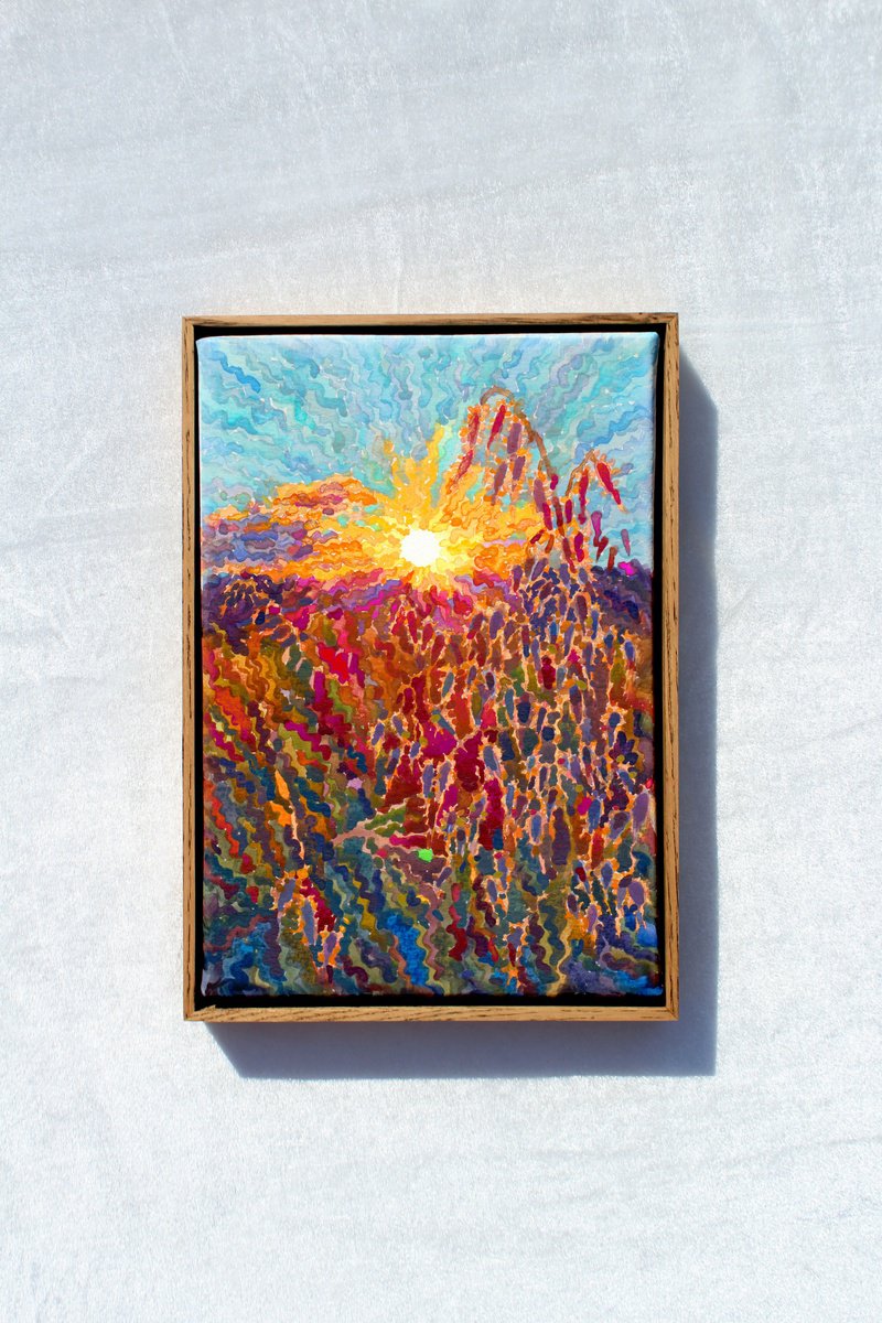 Impressionistic Watercolour , Oat Panicles By Tanbelia, 9 X 13, Artwork For Sale On Artfinder