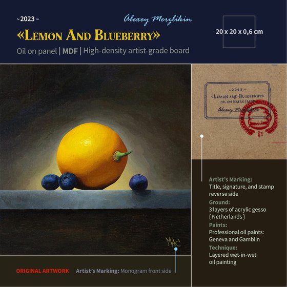 "Lemon and Blueberry"