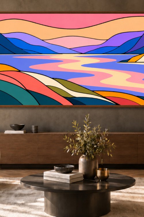 Flowing Landscape #50 by Marina Krylova