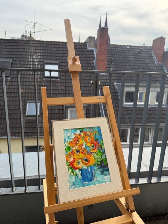 Vase in orange