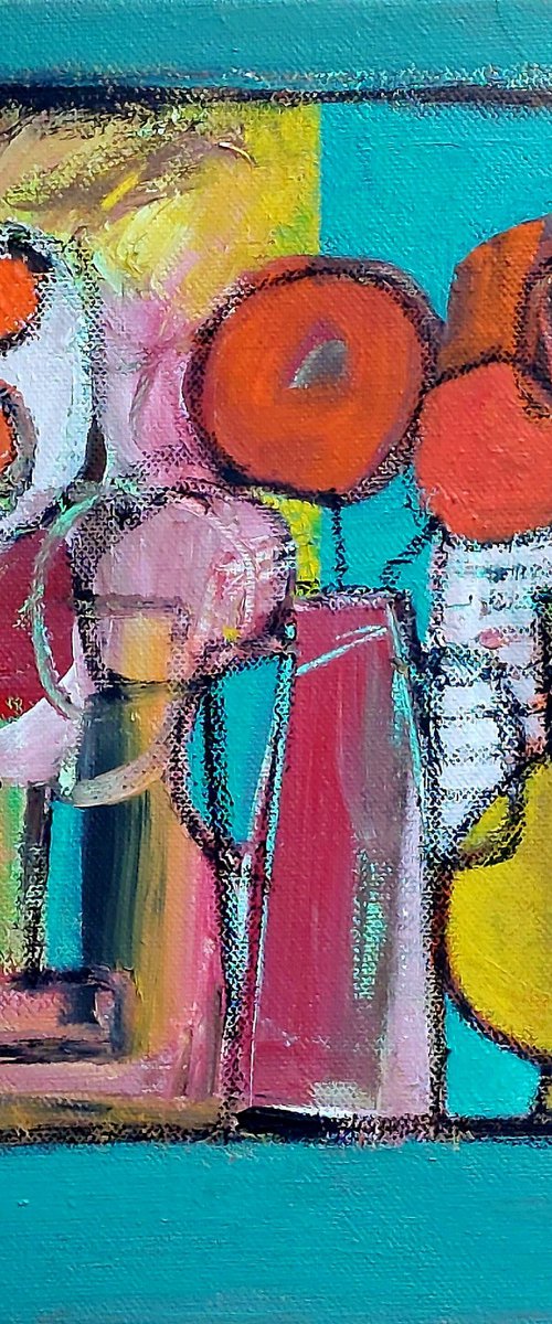 Still Life with a Yellow Jug III by Jan Rippingham