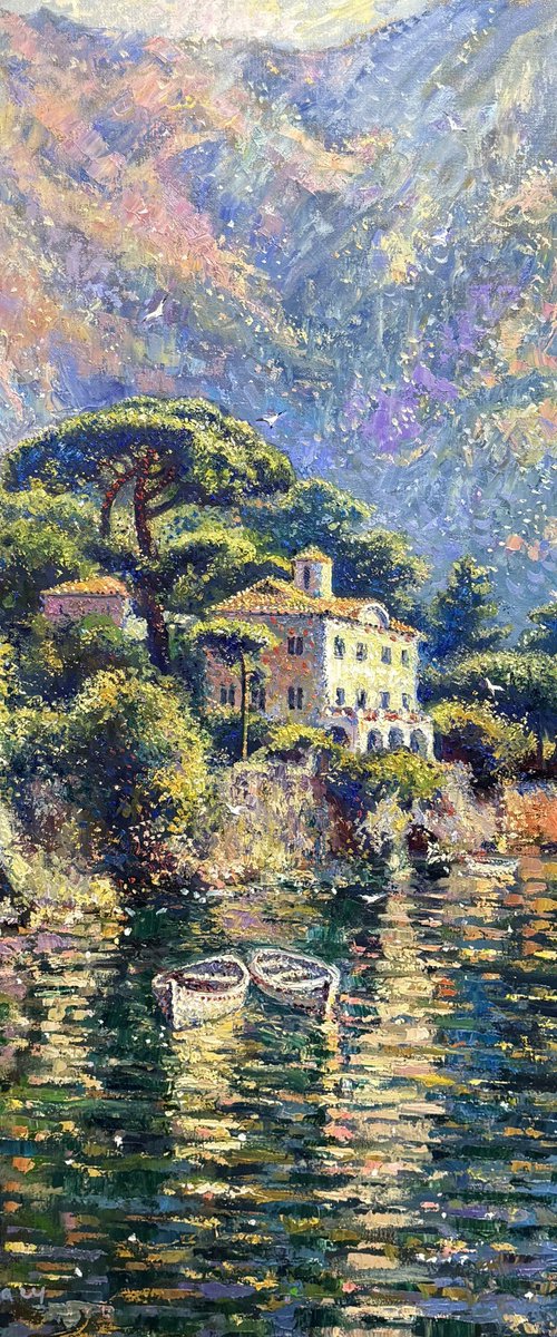 “Emerald reflection of spring” by Andrii Chebotaru